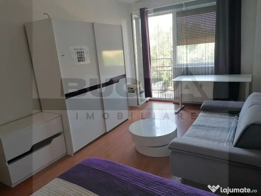 Apartament 1 camera, 34 mp, balcon, bloc nou, zona Liberty 