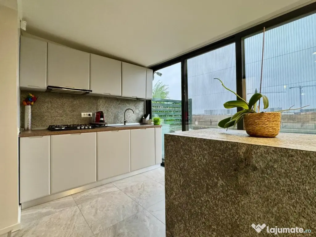 COSMOPOLIS - Apartament 3 camere mobilat si utilat, parter 