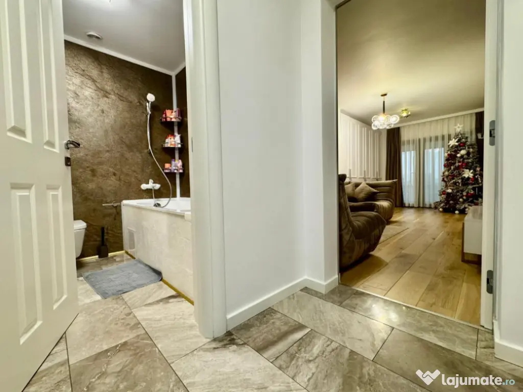 COSMOPOLIS - Apartament 3 camere mobilat si utilat, parter 