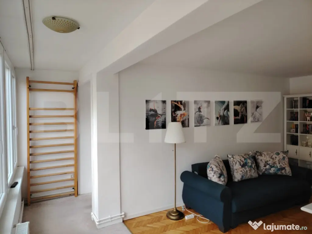 Apartament 2 camere cu curte, complet renovat & mobilat – 