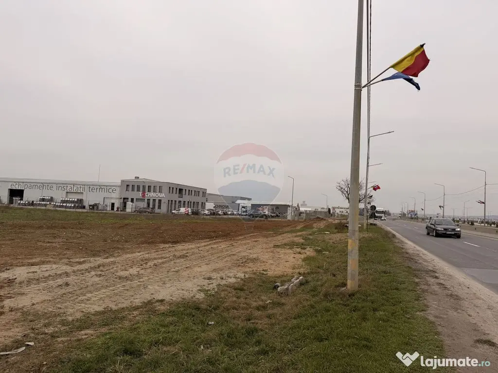 Teren 7,868mp, Aeroportul Oradea / DN E71/viitorul sens g... 