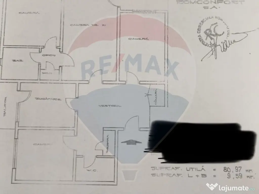 Apartament cu 4 camere de vanzare in Rahova, 90mp