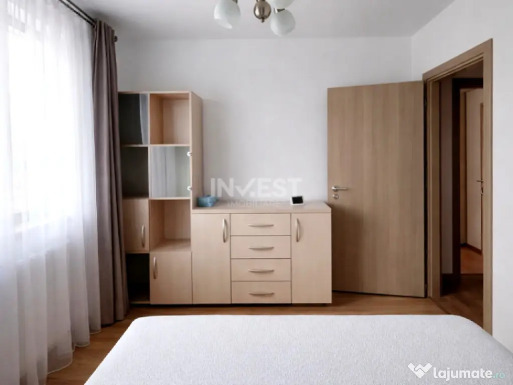 Apartament cu 2 camere, decomandat, 55mp, bloc nou în oraș