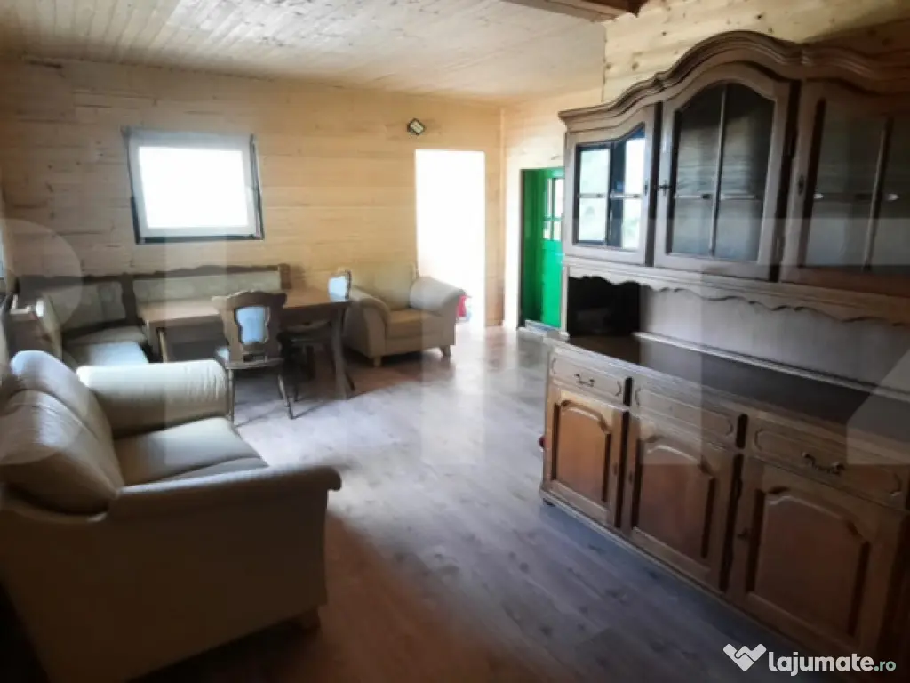 Cabana superbă din bârne de lemn, zona montana – Șugag 