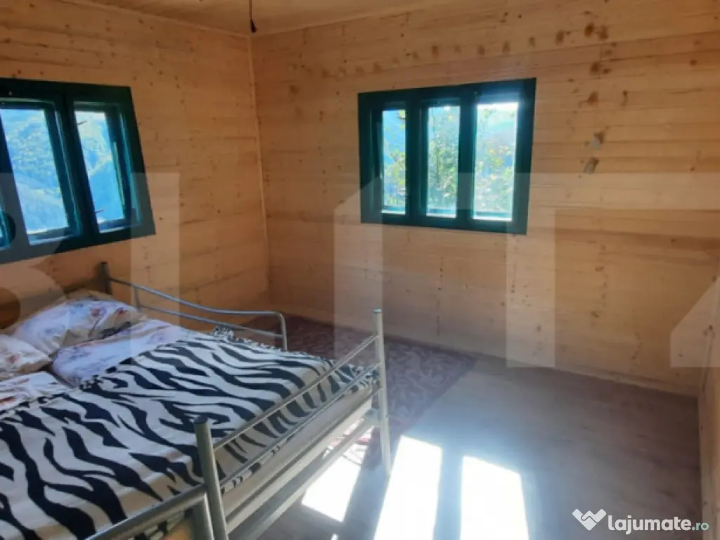 Cabana superbă din bârne de lemn, zona montana – Șugag 