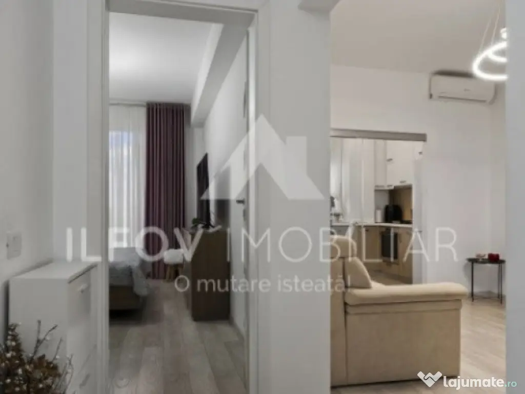 Apartament 2 camere 52.22mp, utilat si mobilat, parcare 