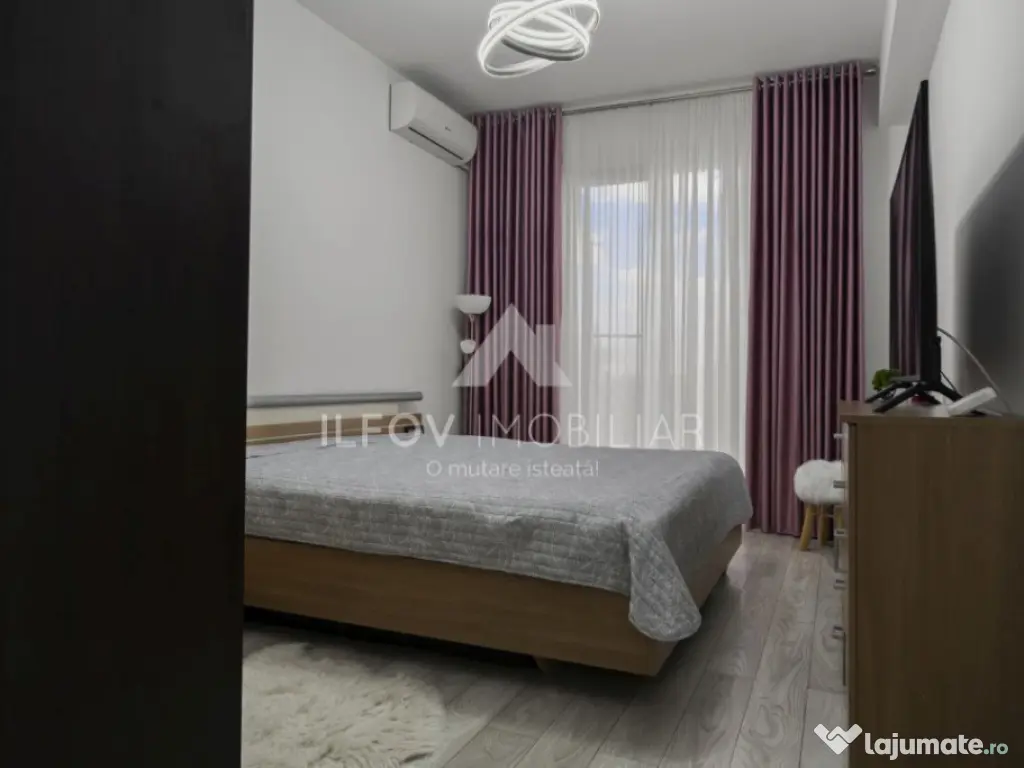 Apartament 2 camere 52.22mp, utilat si mobilat, parcare 