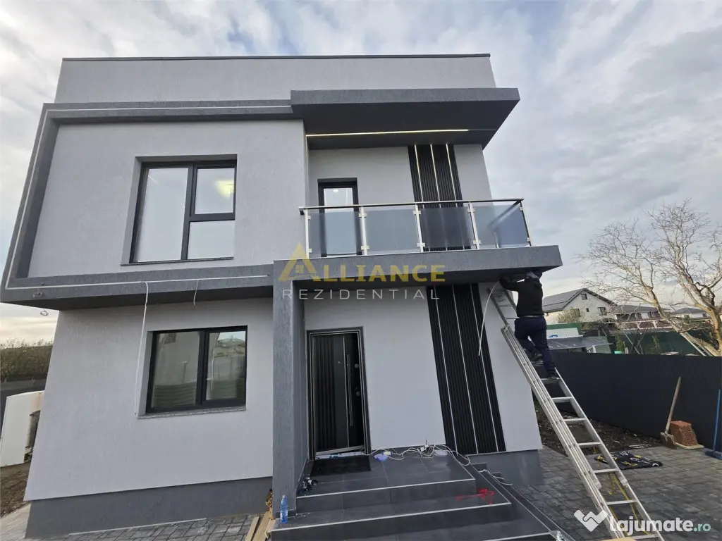 Vila individuala cu 4 camere 3 bai teren 364mp 