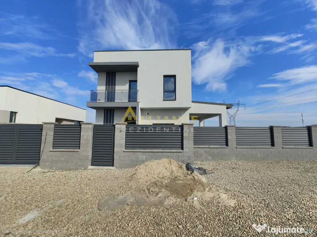 Vila individuala cu 4 camere 3 bai teren 364mp 