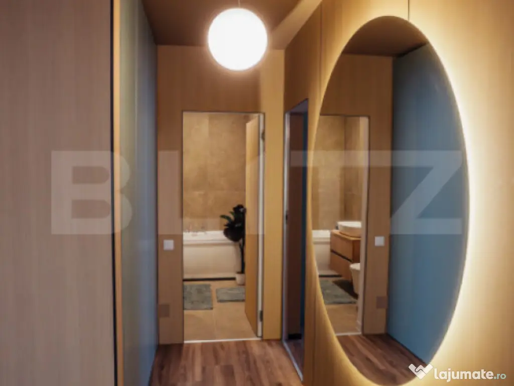 Apartament lu, 2 camere, 58 mp, intermediar, terasă, garaj,