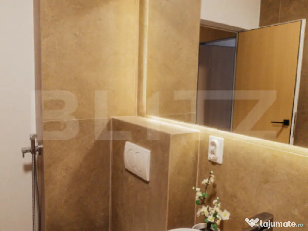 Apartament lu, 2 camere, 58 mp, intermediar, terasă, garaj,