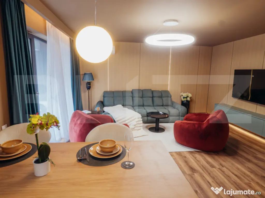 Apartament lu, 2 camere, 58 mp, intermediar, terasă, garaj,