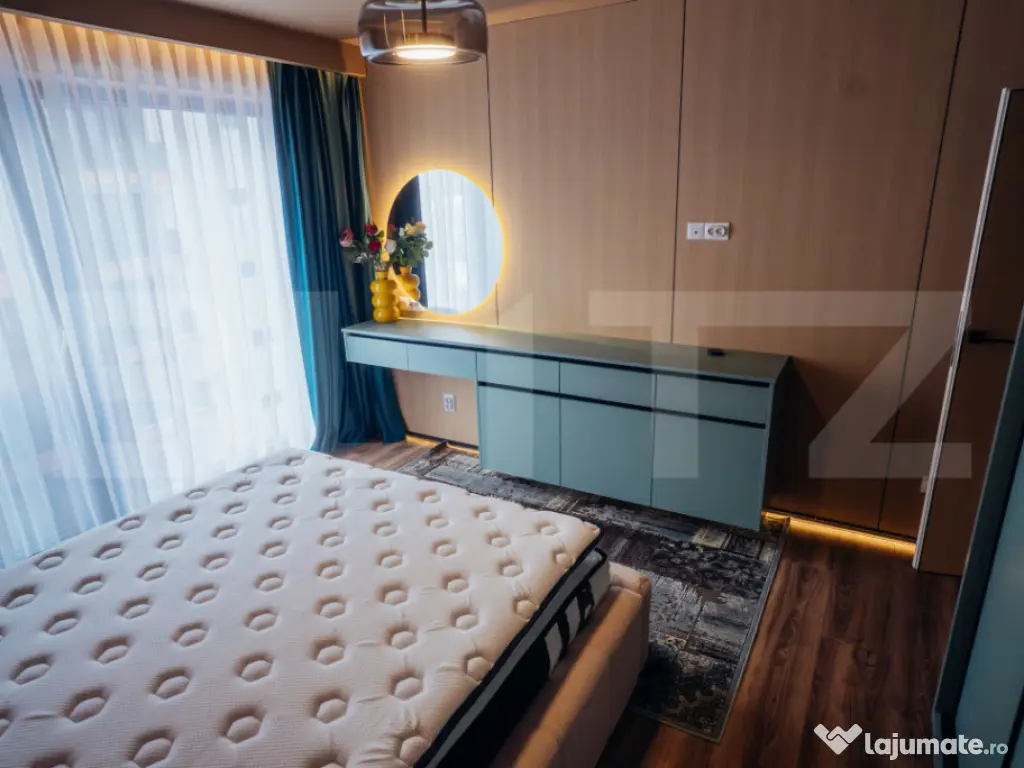 Apartament lu, 2 camere, 58 mp, intermediar, terasă, garaj,