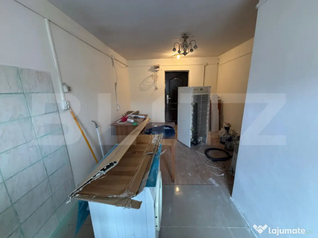 Garsonieră renovată, 17.77 mp, zona Dancu 