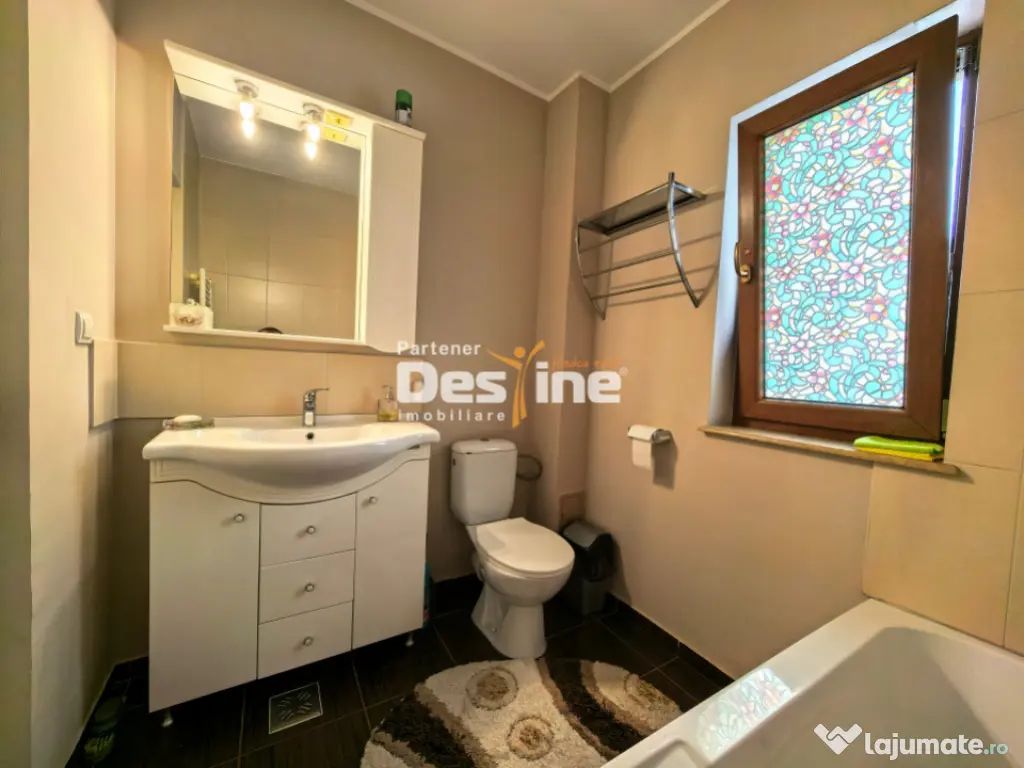 Comision 0% Apartament modern mobilat de 55 mp geam la baie