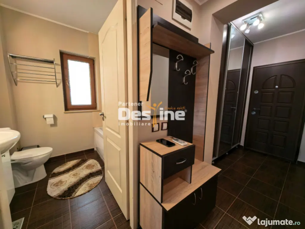 Comision 0% Apartament modern mobilat de 55 mp geam la baie