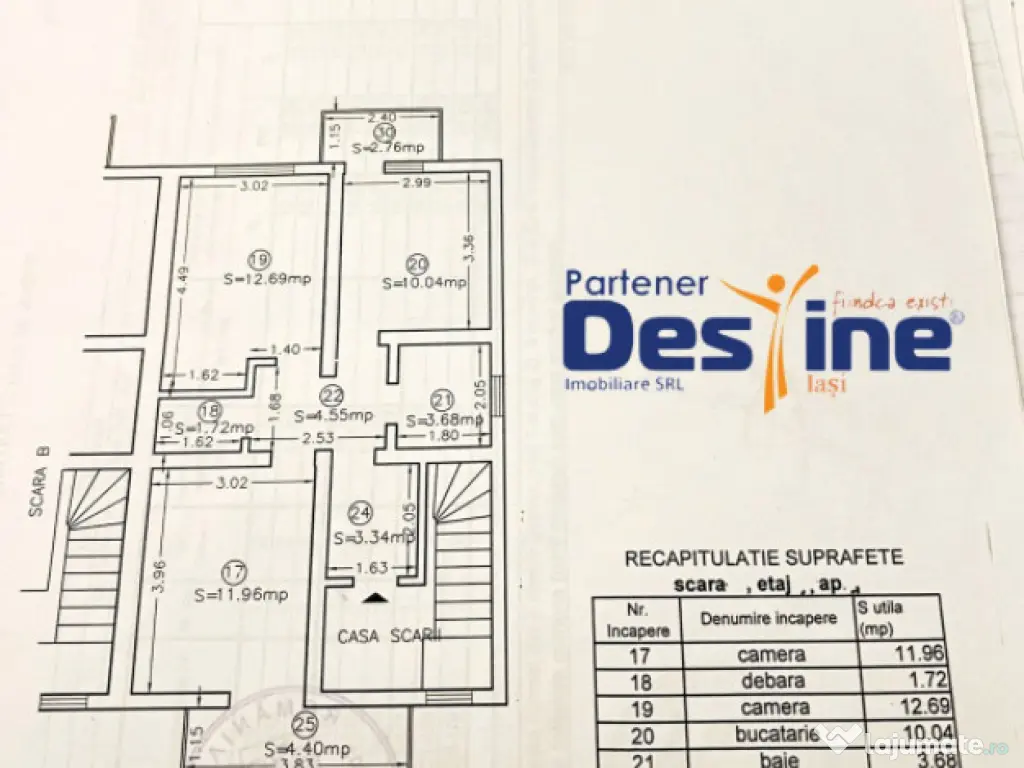Comision 0% Apartament modern mobilat de 55 mp geam la baie