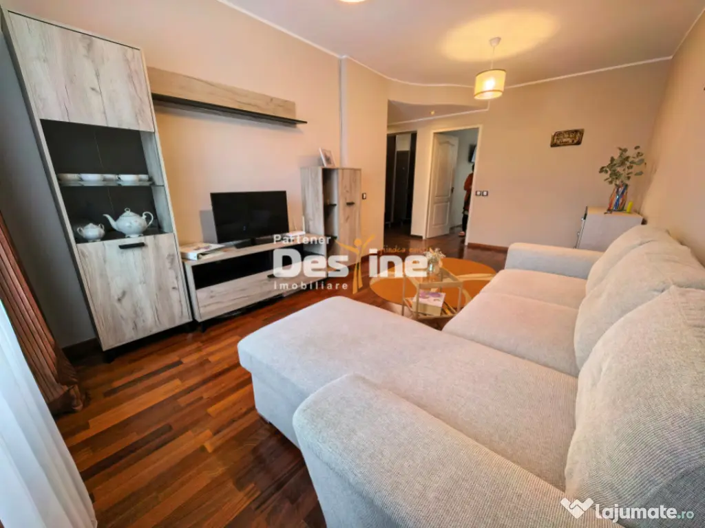 Comision 0% Apartament modern mobilat de 55 mp geam la baie