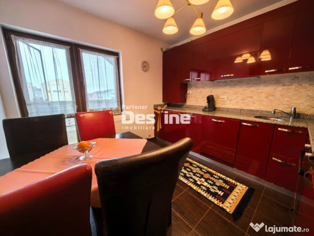 Comision 0% Apartament modern mobilat de 55 mp geam la baie