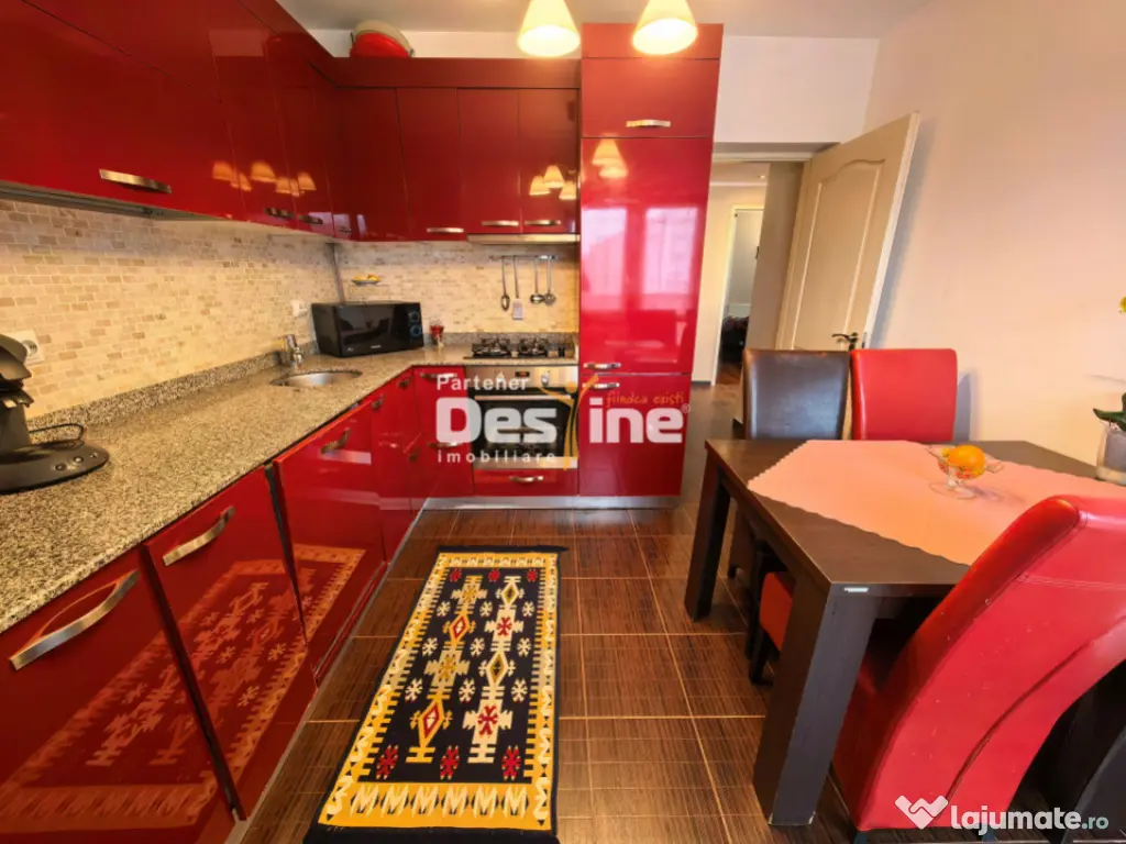 Comision 0% Apartament modern mobilat de 55 mp geam la baie