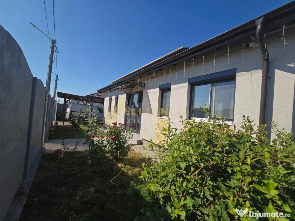 Casa individuala mobilata utilata - 3 camere 1 baie - teren