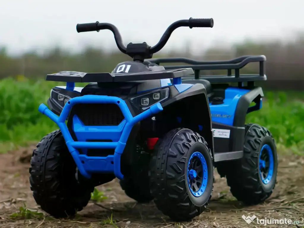 ATV electric pt. copii Mini DESERT, 4x 30W 12V, cu telecomanda Blue 