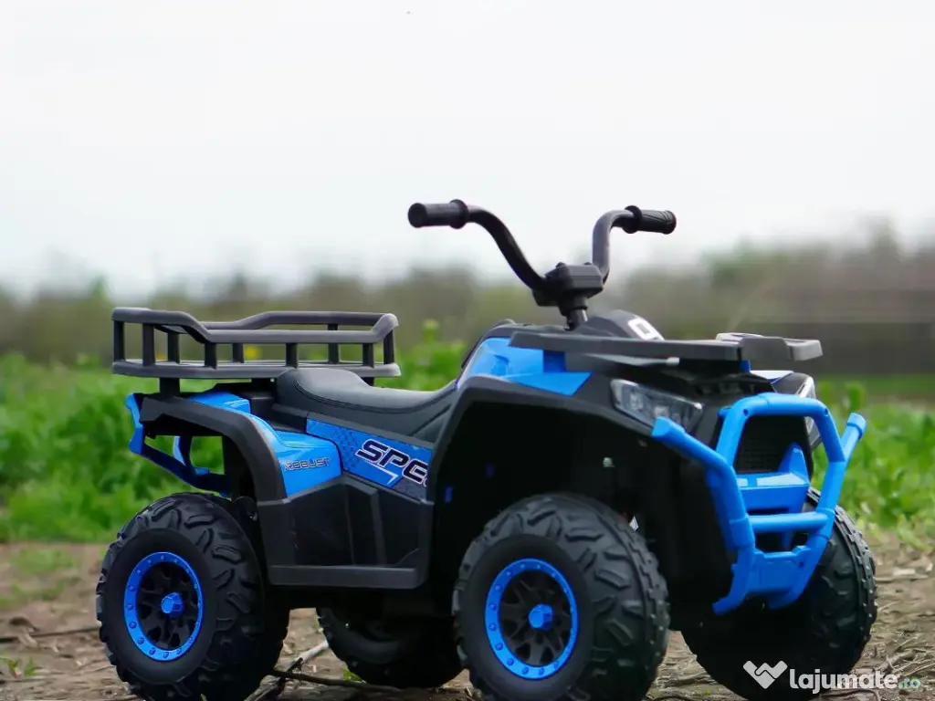 ATV electric pt. copii Mini DESERT, 4x 30W 12V, cu telecomanda Blue 