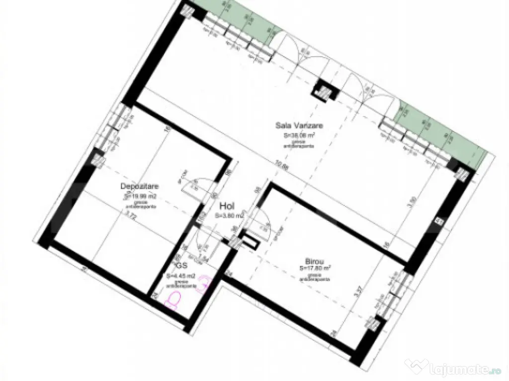 De vanzare spatiu comercial nou Onestilor 