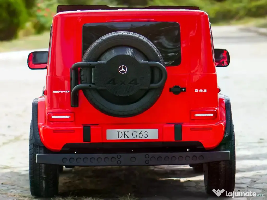 Masinuta electrica pt. 2 copii Mercedes G63, 4x 200W, 24V-14Ah Red
