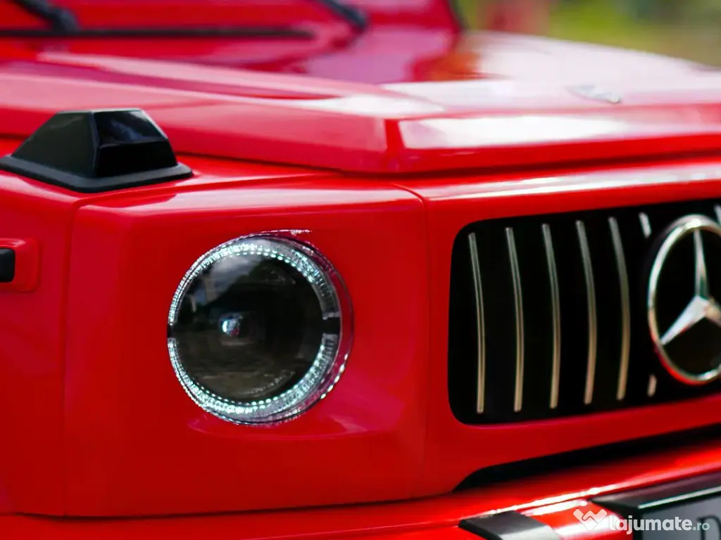 Masinuta electrica pt. 2 copii Mercedes G63, 4x 200W, 24V-14Ah Red