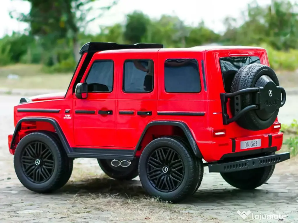 Masinuta electrica pt. 2 copii Mercedes G63, 4x 200W, 24V-14Ah Red