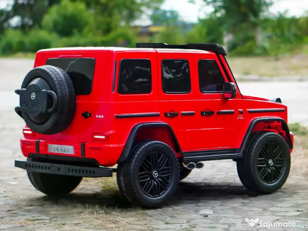 Masinuta electrica pt. 2 copii Mercedes G63, 4x 200W, 24V-14Ah Red