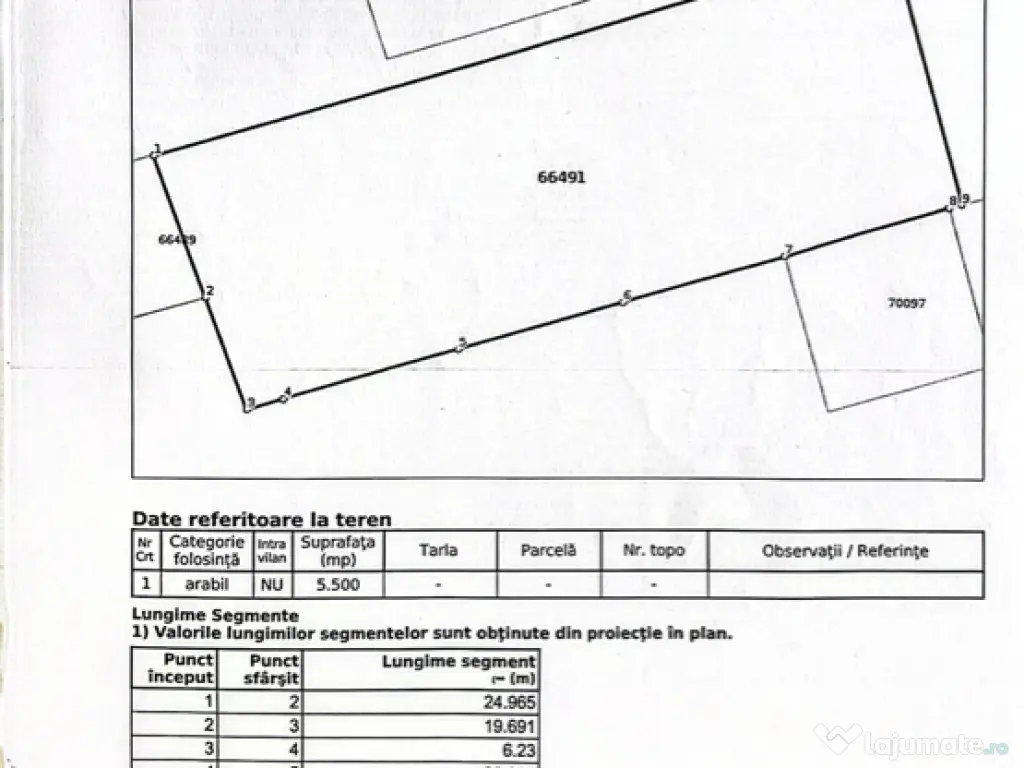 Vând Teren Rediu 5500 mp