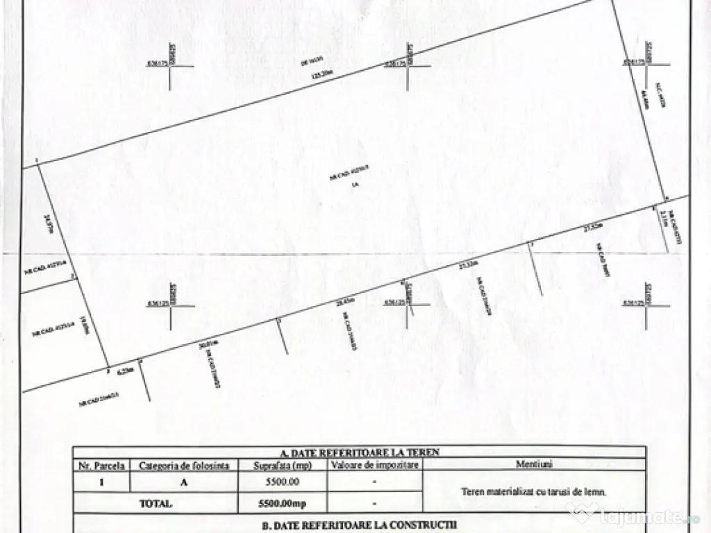 Vând Teren Rediu 5500 mp