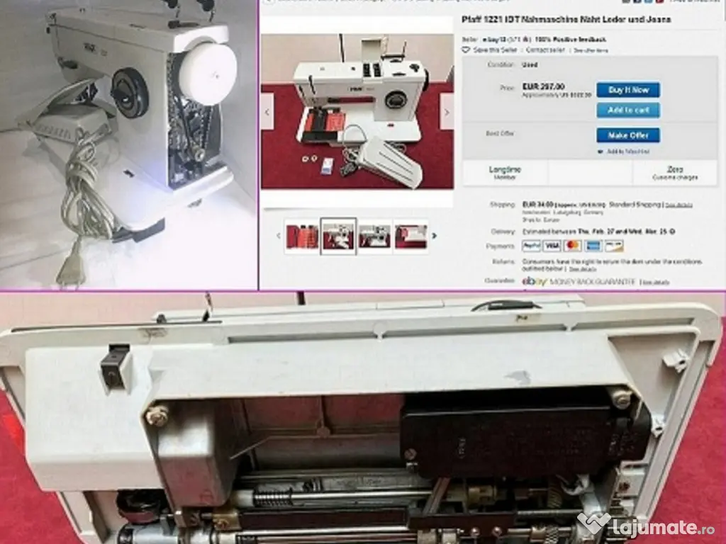 Masina de cusut electrica Pfaff 1221 semi industriala