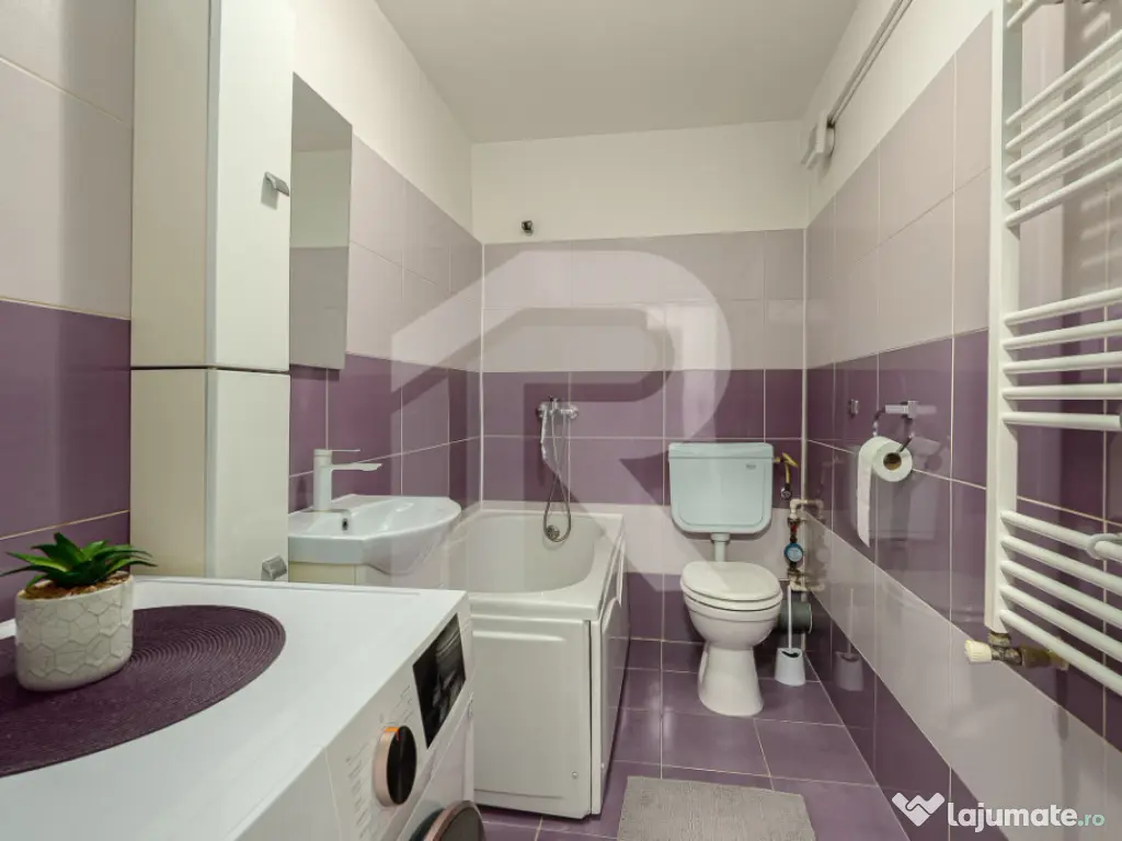 Garsonieră spațioasă 38 mp | Etaj 2/3 | Mobilată & utila