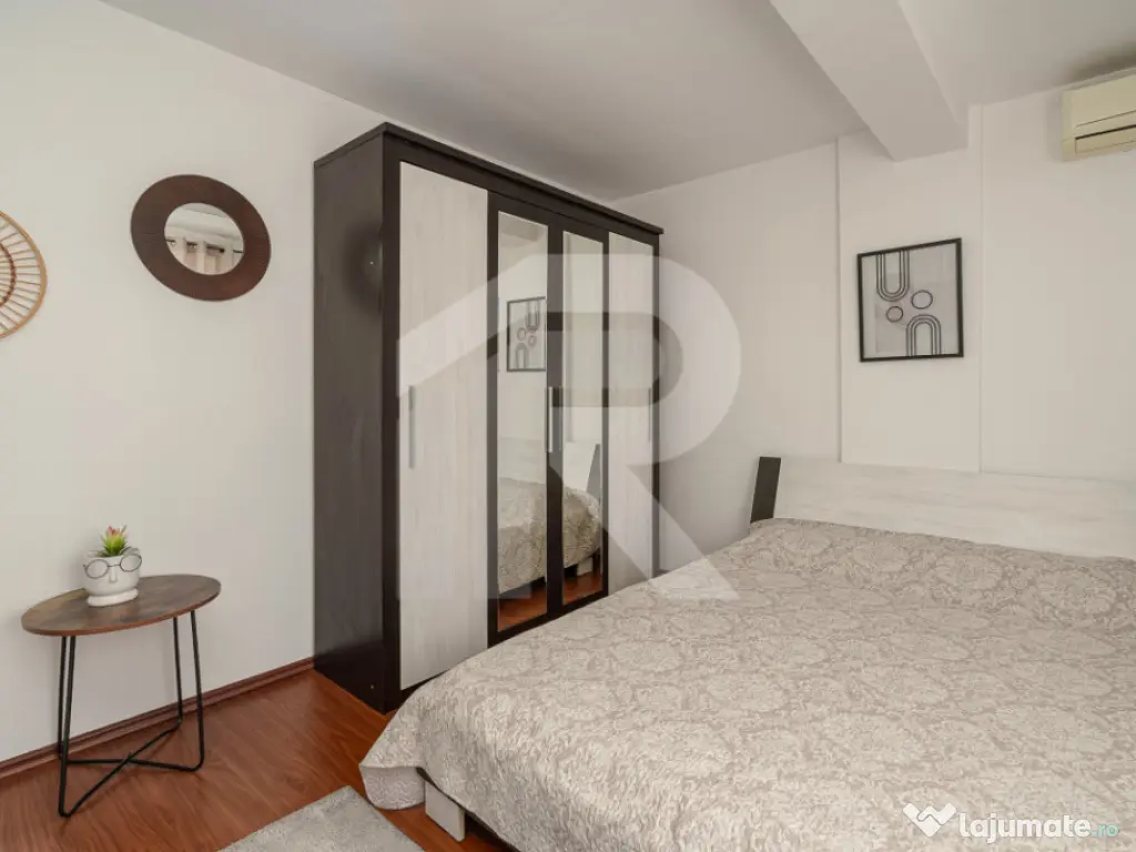 Garsonieră spațioasă 38 mp | Etaj 2/3 | Mobilată & utila
