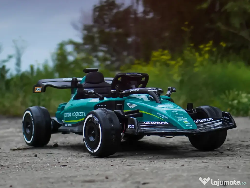 Masinuta electrica pentru copii Formula 1 Aston Martin, 160W, 24V 5Ah