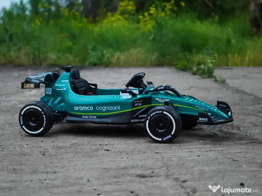 Masinuta electrica pentru copii Formula 1 Aston Martin, 160W, 24V 5Ah
