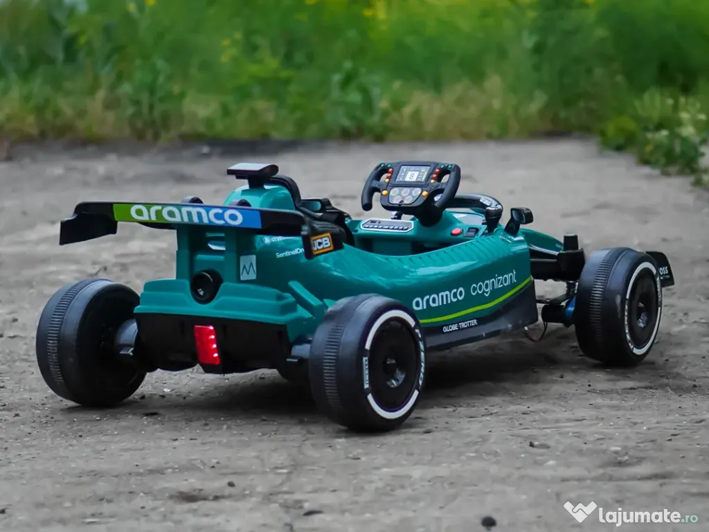 Masinuta electrica pentru copii Formula 1 Aston Martin, 160W, 24V 5Ah