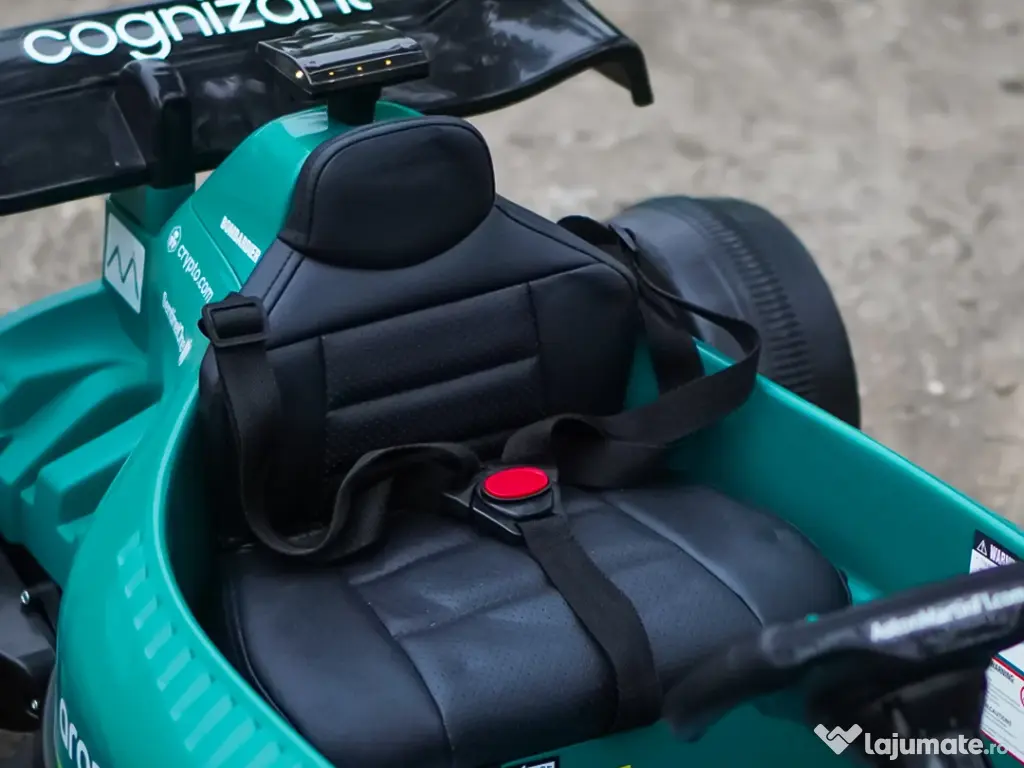 Masinuta electrica pentru copii Formula 1 Aston Martin, 160W, 24V 5Ah