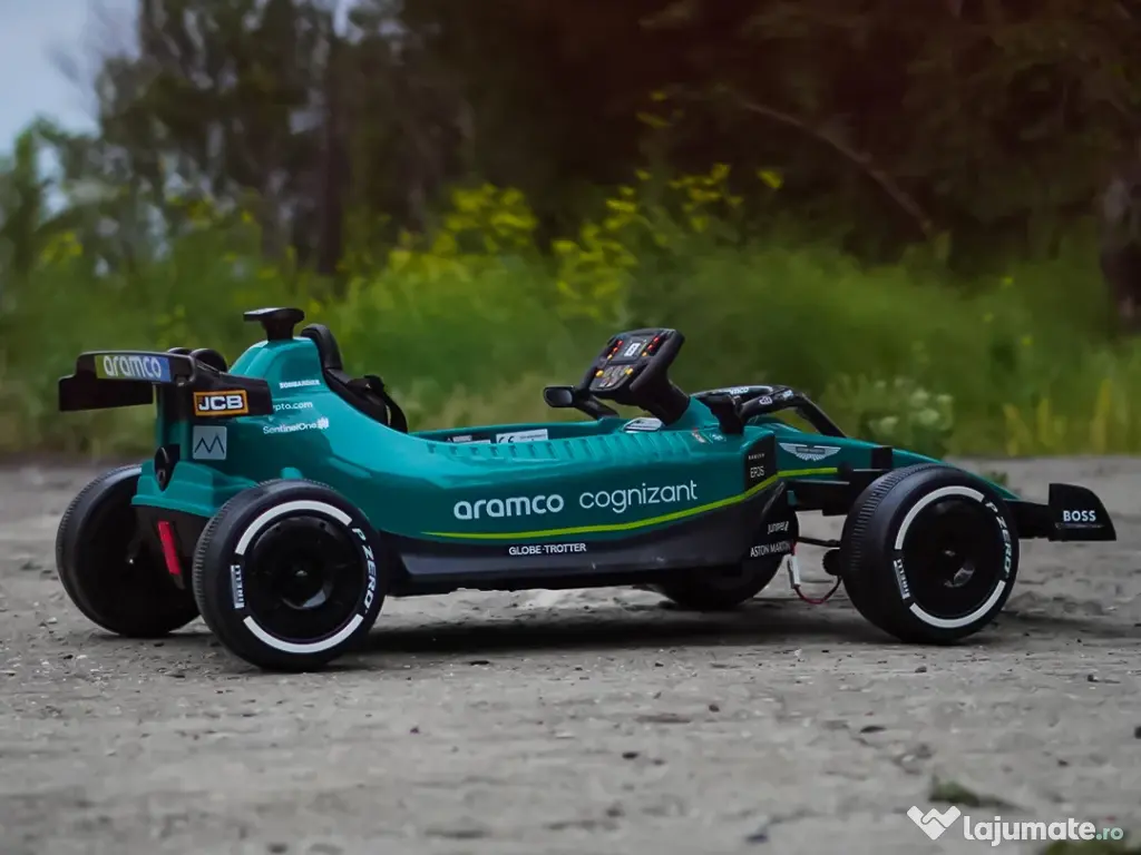 Masinuta electrica pentru copii Formula 1 Aston Martin, 160W, 24V 5Ah