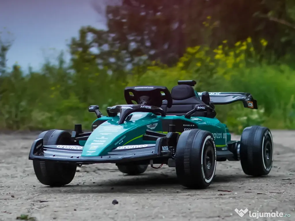 Masinuta electrica pentru copii Formula 1 Aston Martin, 160W, 24V 5Ah