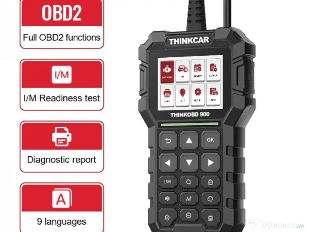 ThinkCar THINKOBD 900 - Tester Avansat Diagnoză Auto Full OBD2 - NOU, SIGILAT 