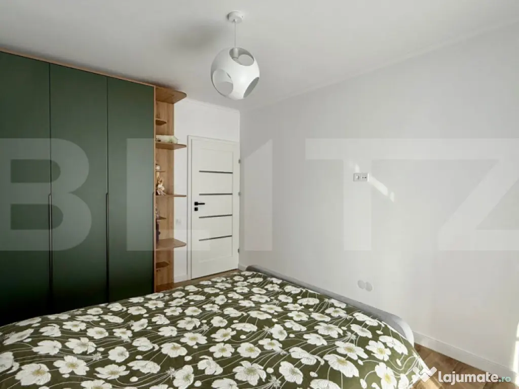 Apartament 3 camere, LUX, 2 bai, 72 mp utili, 2 balcoane, zo 