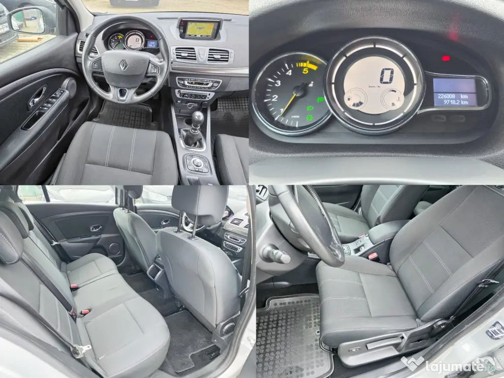 Renault Megane 2014 Diesel, RAR efectuat, incalzire scaune, Lane assist, Navi 