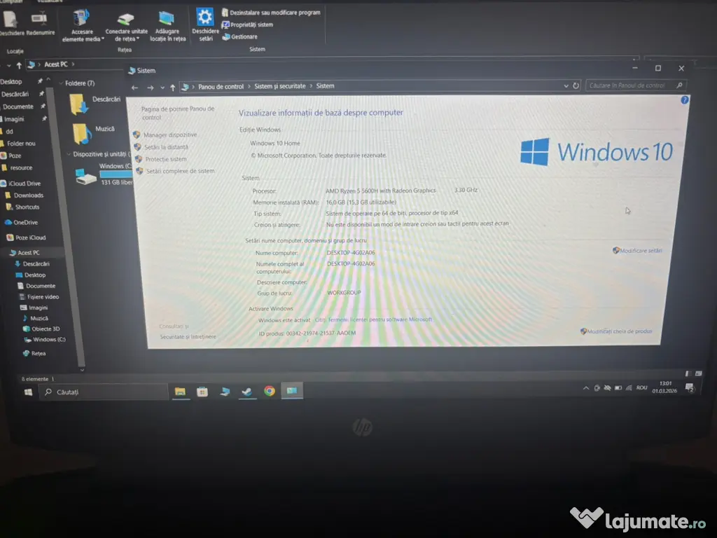 HP Pavilion gaming 16GB 