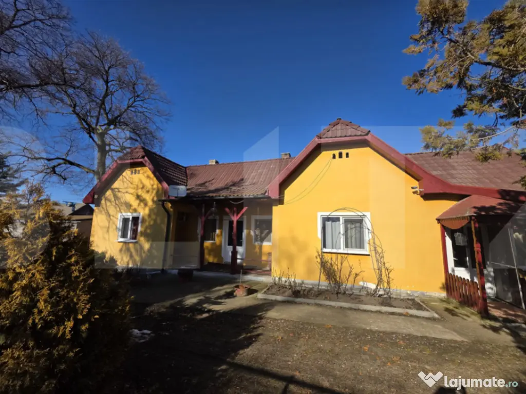 Casa individuala cu 3 camere intr-un teren generos