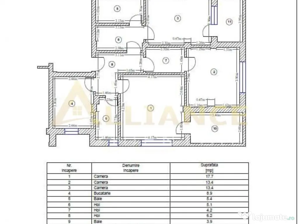 Dimitrie Leonida, 3 camere, 2 bai, mobilat cu parcare