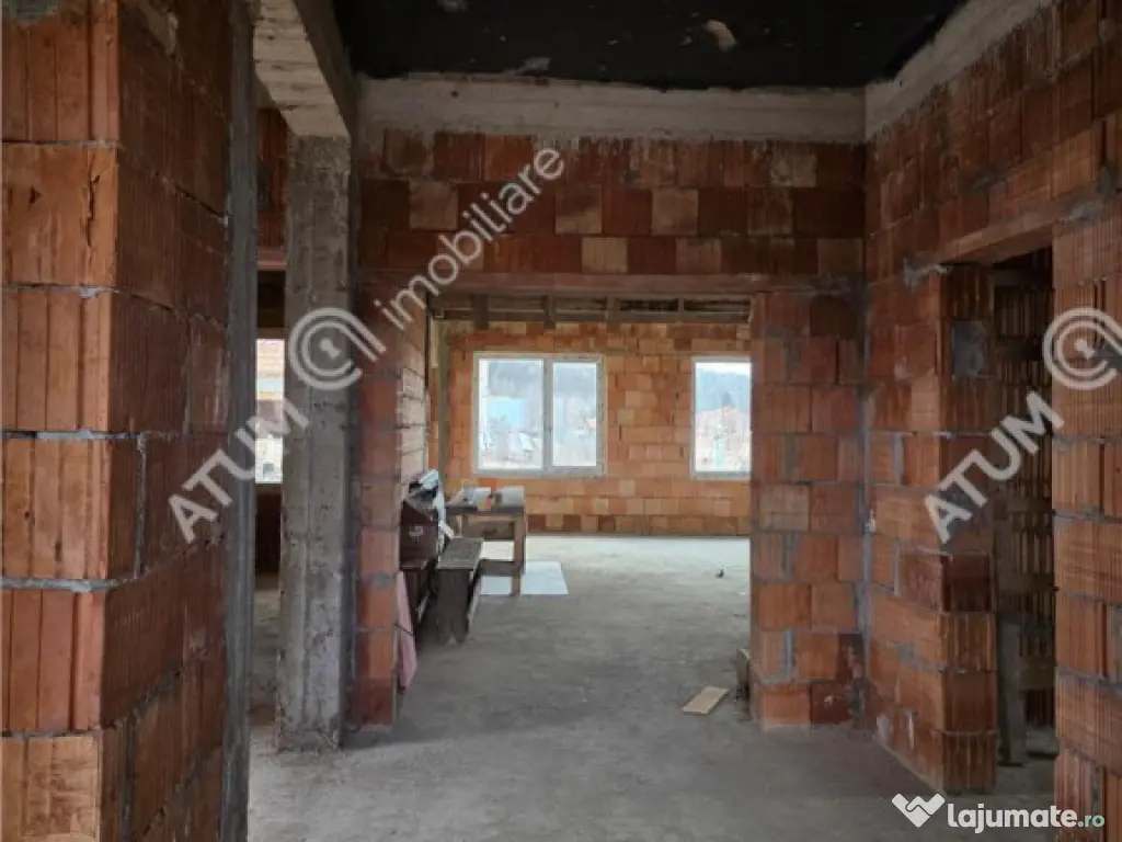 Casa cu 4 camere pe un singur nivel teren 500mp de Selimbar 